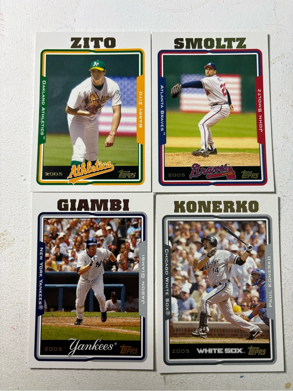 2005 Topps Baseball 31 Card Lot Miguel Cabrera Guerrero Smoltz MLB